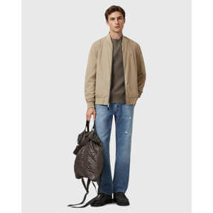 AllSaints Bassett Reversible Ramskull Bomber Jacket